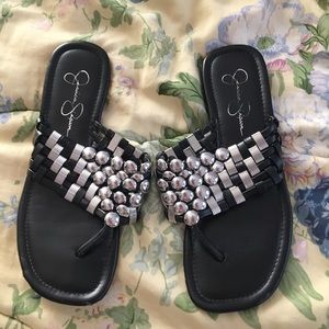 Jessica Simpson Cane Sandals